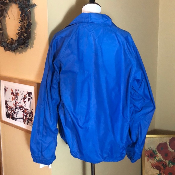 Vintage FORD MOTOR Size XL Blue Windbreaker Lined Snapfront Embroidered Logo NEW - Picture 3 of 10
